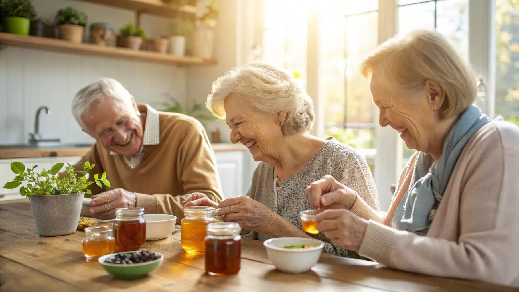 Édulcorants naturels : alternatives saines pour les personnes âgées